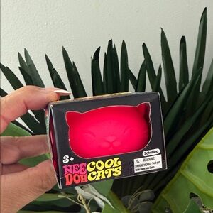 VIRAL Nee Doh Pink Cat Stress Toy
